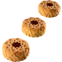 12-Cell Flat Round Line Pattern Design Cake Mold Food Grade Silicone Mousse Mold Chocolate Mold Kitchen Dessert Baking Tools