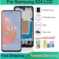 For Samsung S24 LCD Display Touch Screen Digital Assembly with Frame Display Replacement Compatible with S921B SM-S921B/DS