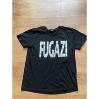 black fugazi band t shirt