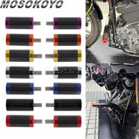 Motorcycle Front Rear Crash Bar Highway Engine Guard Falling Protection Aluminum Carbon Fiber Pazoma 1 1/4" Crashbars For Harley