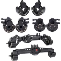 Front and Rear Portal Axle Brass Knuckle Cover Weights for 1/10 RC Crawler Vanquish VS4-10 Phoenix F10 Chassis Upgrade