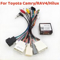 For Toyota RAV4/ Corolla/Camry/Avalon 2018 /Hilux 2022 Android 2 Din GPS Radio Car Canbus RP5-TY-001 Wiring Harness Power Cable