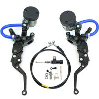 Motorcycle Universal CNC Hydraulic Clutch Levers Brake handles Pump Master Cylinder Kit For Motocross Dir Bike Moto accesorios