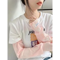 AliExpress NONE Summer Solid Color Ice Silk Sleeves Loose Thin Sun Protection Arm Cover Cool Fingerless Cycling Arm Sleeve