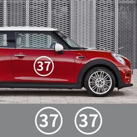 Car Side Stickers Auto 37 Road Decor Decal Cover For Mini Cooper R56 R57 R58 R50 R52 R53 R59 R61 Countryman R60 F60 F55 F56 F54