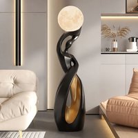 Luxury Abstract Art Floor Lamp Modern Sculpture Home Decor Multi-Color Mood Light with USB Charging for Living Room Decoration