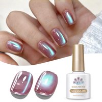 BORN PRETTY 10ml/15ml Hyacinth Cat Magnetic Gel Nail Polish Purple Jelly Glass Shine Soak Off UV Salon Nail Art Home Manicure
