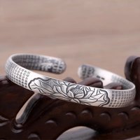 925 Sterling Silver Bracelet For Women men Fashion Wedding Party Cute Lady Handmade weaving Jewelry adjustable retro