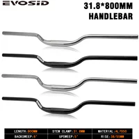 EVOSID MTB Bike Swallow-shaped Handlebar 31.8MM Aluminum Alloy 7075 Mountain Bicycle Handlebar 55MM Bicycle Riser Bar AM/DH/XC