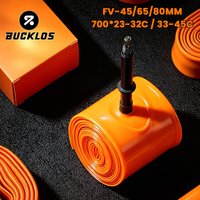 BUCKLOS TPU Bicycle Inner Tube 700C Bike Inner Tire Ultralight Cycling Tube for Road Gravel Bike Durable Bicycle Tpu Tubes Parts