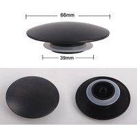 1Pcs M8 Screw Thread Brass Basin Waste Sink Bathroom Sink Strainers Pop-Up Push Button Matte For Kitchen Bathroom Sink Bathtub