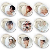58mm Pin ATEEZ YOUR FRIENDLY GHOST Badge KPOP Brooch Collectible Fashion Accessory for Fans Backpack/T-shirt