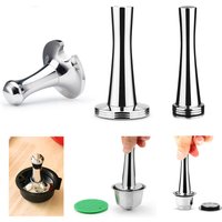 304 Stainless Steel coffee pod tamper coffee powder hammer pressure For Dolce Gusto Vertuo Nespresso Tassimo portable filters