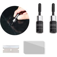 DIY Car Windshield Repair Tool Auto Glass Repair Fluid Windscreen Glass Scratch Crack Restore Window Screen Resin+blade+strips