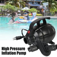 600W Electric Air Pump Air Compressor for Air Bed Air Mat Inflation Home Household Camping Portable with EU Plug
