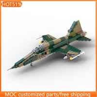 305 PCS Customize camouflage fighter jet MOC Customize Modular Building Block Creative Design Technology DIY Holiday Toy Gifts