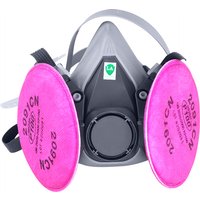 6200 Respirator Spray Paint with 2091/P100 Anti-particle Filter Industrial Dustproof PM2.5 Acid Particle Protective Mask
