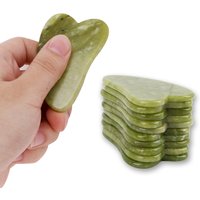 Natural Rose Jade Roller Face Massage Gua Sha Board Crystal Stone Jade Massager Body Facial Eye Scraping Acupuncture Face Lift