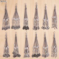 MJYA Long Tassel Pendant Ethnic Decoration Charm Jewelry For DIY Religious Prayer Bead Crafts Supplies Accessories