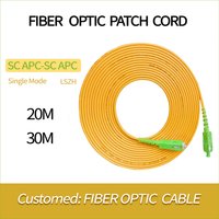 10m 15m 20m 30m Fiber Opitc Cable SC/APC-SC/APC FIber Optic Patch Cord Ftth Fiber extension cable