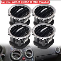 13417363 2201099 13365420 Car Interior Air Vent Grille For Opel Corsa D Adam Chrome Dashboard Air Air Conditioner Outlet 1/2/4X
