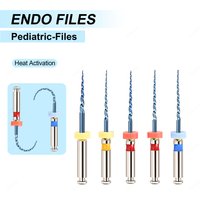 Good Quality Rotary Files Niti Heat Activeated Dental Endo Files Use For Baby Pediatric Files