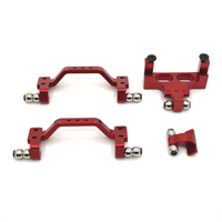 Metal Upgrade Front and Rear Rod Seat Servo Fixed Seat For WPL 1/16 C64 RC Car Parts