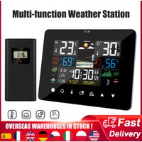 Multi-function Weather Station Alarm Clock Thermometer Hygrometer Touch Screen Wireless Outdoor Sensor Digital Hygrothermograph