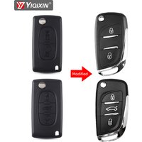 For Peugeot 207 206 307 308 407 208 306 107 406 807 Partner For Citroen C2 C3 C4 C5 C6 C8 Xsara Berling Remote Car Key Shell