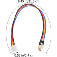 3Pcs 4-Pin Pc Computer Case Fan Splitter Extension Cable High Performance Connection Adapter Splitter Cable