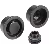 1pic/6pcs Air Vent Plug Screw In Exhaust Valve Plug Gear for Surfing SUP Stand-up Paddle Board Surfboard Waterproof Black Plasti
