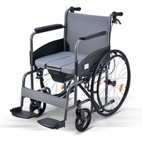 Wheelchair old man folding light urination carry toilet bath multifunctional paralysis of the elderly