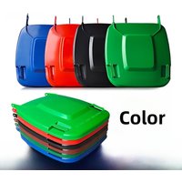 Bairen Plastic Trash Can Lid Accessories Pin Plug 240L 120L 100L 80 50L Sanitation Garbage Bin Plastic Bucket Cover Parts