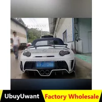 For Mazda MX5 Miata ND RF Real Carbon Fiber Trunk Wing Lip Racing Accessories Tuning Trim Glass Unpainted Duckbill Spoiler 16-20