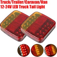 Magnetische kabellose LED-Rückleuchte mit Signal- und Bremsfunktion für Wohnwagen, Reisemobile, Camper, LKW und Lastwagen.