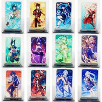 Genius Invokation TCG Anime Figure Acrylic Stand Wanderer Model Plate 1pc Desk Decor Standing Sign Game Fans Gift