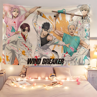 anime comic W-wind breaker flag For Room Dorm Camping Party Art Style Garage Bar wall Picnic Decoration Banner