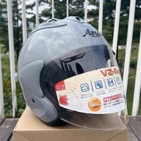 Casque ouvert classique 3/4 VZ-RAM de haute qualité en ABS, pour motos Harley et motos de croisière, gris moderne