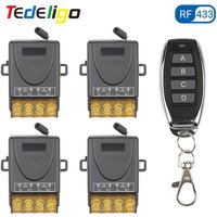 Commutateur de télécommande de lumière sans fil, émetteur technique récepteur pour pompe, lampe, serrure, ventilateur, 433MHz, 1