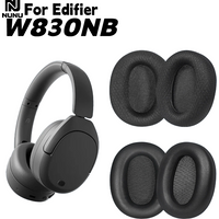 Replacement Protein skin /Breathable football net memory foam Ear Pads With buckle for Edifier W830NB Headphones Repair Parts