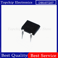 10-50pcs diode bridge retifica DB207 DIP-4 DB107 DIP4 1A 2A 1000V power diode rectifier 1000v electronic components
