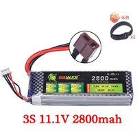11.1v 2800mAh Lipo Battery For RC Helicopter Parts 3s Lithium battery 11.1v 35C RC Cars Airplanes Drone Battery T/XT60 plug