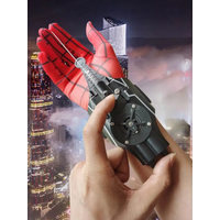 Anime Spiderman Automatic Transmitter Cosplay Figure Spiderman Web Shooters Spider Silk Launcher Rope Device Boys Toy Gift