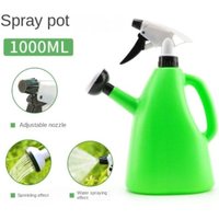 Pressure Spray Water Kettle, Plastic Garden Plants Watering Can Pot, Gardening Supplies 1L Adjustable 2 In 1 Flower Sprayer Home
