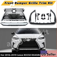 Front Grille Chrome Molding For Lexus RX350 RX350L RX450h 2016 2017 2018 2019 Base Sport 4-Door front grid grill grille refit