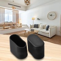 Oval Covers Chair Leg Cap 10Pcs Table Feet For Outdoor Furniture Garden Home Supplies PVC Rubber Practical 2022