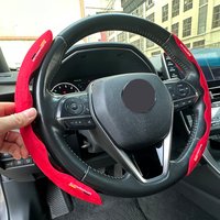 1 paar Atmungsaktive und Nicht-slip Segmentierte Auto Lenkrad Abdeckung Für BMW X1 X3 X5 E70 F15 F48 G30 G20 f30 F10 E90 E60 Z4