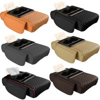 SEAMETAL Car Arm Rest Extension Cushion Multifunctional 7.5CM Thicken Center Console Box Cushion Elbow Support Pad Car Organizer
