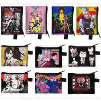 Anime Dandadan Okarun Coin Purse Dan Da Dan Women Men Wallet ID Credit Card Money Coin Bag Kids Cartoon Purses