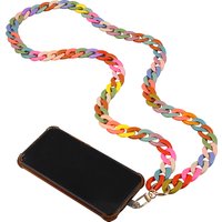 FishSheep 120cm sangle de téléphone acrylique bandoulière lanière chaîne étui corde cordon pour téléphone Portable Portable accrocher accessoires de téléphone Portable